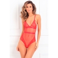 X MARKS THE SPOT LACE TEDDY BODY ENCAJE CON TIRANTES