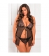 PLAYFUL PARADISE CHEMISE SET - CONJUNTO NEGRO