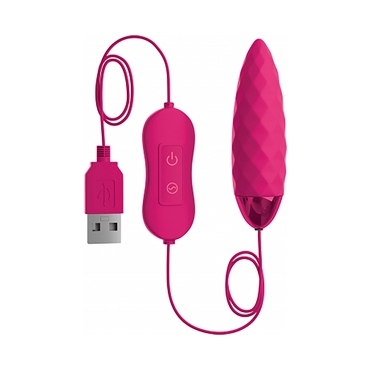 OMG! BULLETS - BALA VIBRANTE DIVETIDA - USB - FUCSIA