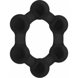 NO. 83 WEIGHTED COCK RING BLACK