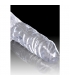 KING COCK - DILDO REALISTA , TRANSPARENTE - 8,9 CM