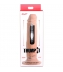 7X THUMPING 8 INCH DILDO - FLESH