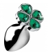 LUCKY CLOVER GEM -PLUG ANAL MEDIO, TREBOL PLATA