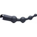 10X BOLAS ANALES SILICONA CON VIBRADOR - NEGRO