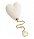 ZALO BABY HEART VIBRADOR - BLANCO