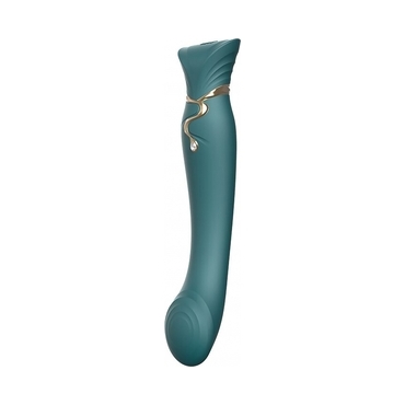 ZALO VIBRADOR REINA CLEOPATRA CON CALOR - VERDE