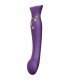 ZALO VIBRADOR REINA CLEOPATRA CON CALOR - MORADO