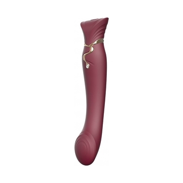 ZALO KIT VIBRADOR REINA CLEOPATRA CON CALOR - ROJO