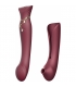 ZALO KIT VIBRADOR REINA CLEOPATRA CON CALOR - ROJO