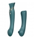 ZALO KIT VIBRADOR REINA CLEOPATRA CON CALOR - VERDE