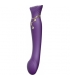 ZALO KIT VIBRADOR REINA CLEOPATRA CON CALOR - MORADO