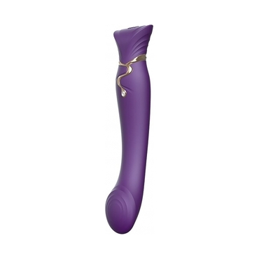 ZALO KIT VIBRADOR REINA CLEOPATRA CON CALOR - MORADO