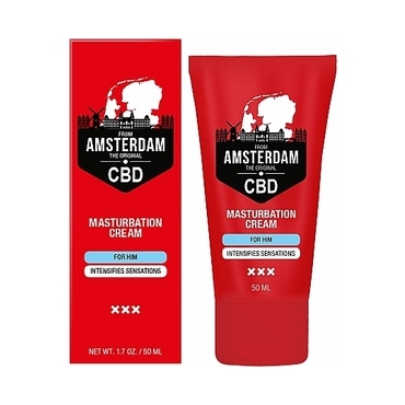 CBD FROM AMSTERDAM  CREMA DE MASTURBACIÓN PARA EL 50 ML