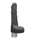 PENE REALÍSTICO CON VIBRACIÓN 17CM - NEGRO