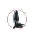 ARNÉS CON PENE VIBRADOR HINCHABLE 15 CM