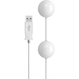 ISEX USB BOLAS KEGEL BLANCO