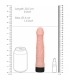 18 CM RIBBED REALISTIC DILDO VIBE