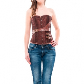 INTIMAX - CORSET ABBIGAYLE MARRON