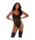 FELINE FEISTY CHEETAH CUP BODY NEGRO