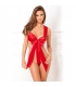 UNWRAP ME SATIN SUJETADOR LAZO ROJO